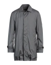 Moorer Man Overcoat & Trench Coat Lead Size 40 Virgin Wool, Silk In Grey