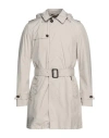 Moorer Man Overcoat & Trench Coat Light Grey Size 32 Polyester In Gray