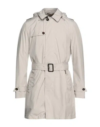 Moorer Man Overcoat & Trench Coat Light Grey Size 32 Polyester In Gray