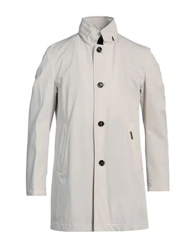 Moorer Man Overcoat & Trench Coat Light Grey Size 42 Polyamide, Polyurethane