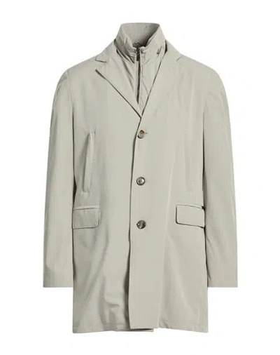 Moorer Man Overcoat & Trench Coat Light Grey Size 42 Polyamide, Polyurethane In Gray