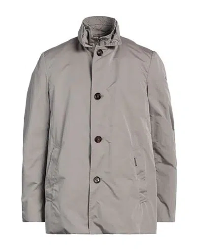 Moorer Man Overcoat & Trench Coat Light Grey Size 40 Polyester In Grey