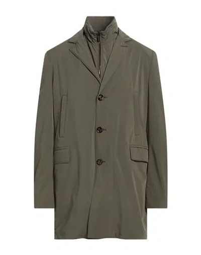 Moorer Man Overcoat & Trench Coat Military Green Size 40 Polyamide, Polyurethane
