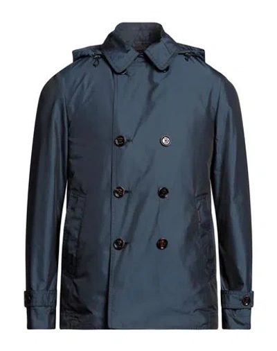 Moorer Man Overcoat & Trench Coat Navy Size 44 Polyester