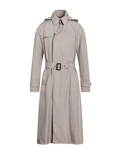 Moorer Man Overcoat & Trench Coat Taupe Size 38 Polyester In Gray
