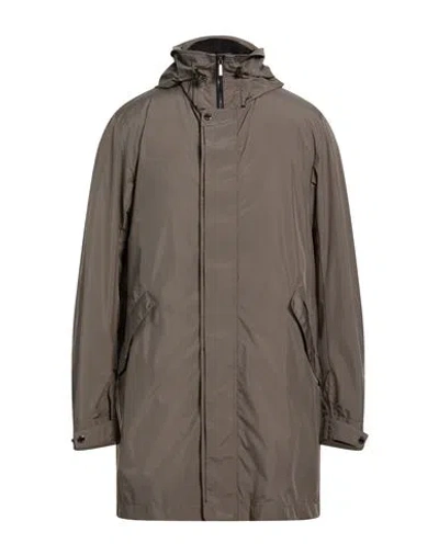 Moorer Man Overcoat & Trench Coat Taupe Size 46 Polyester In Brown