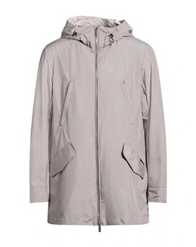 Moorer Man Overcoat & Trench Coat Taupe Size 46 Polyester In Neutral