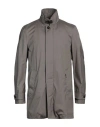 Moorer Man Overcoat & Trench Coat Taupe Size 48 Virgin Wool, Silk In Grey