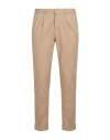 Moorer Man Pants Beige Size 26 Cotton, Elastane In Pattern