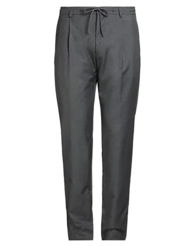 Moorer Man Pants Charcoal Size 34 Virgin Wool In Gray