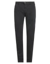 Moorer Man Pants Charcoal Size 35 Cotton, Elastane In Gray