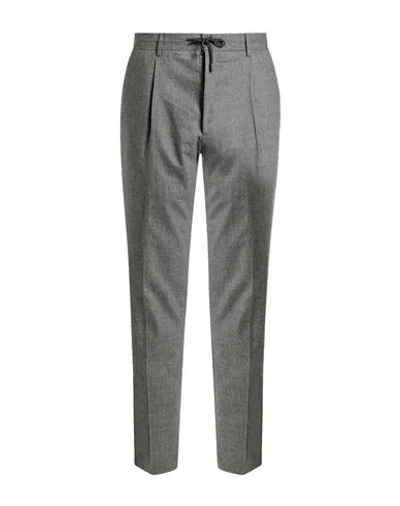 Moorer Man Pants Grey Size 38 Virgin Wool, Cashmere, Elastane In Gray