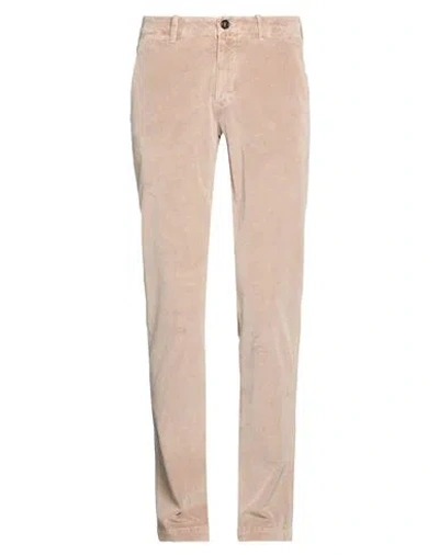 Moorer Man Pants Light Brown Size 30 Cotton, Cashmere, Elastane In Beige