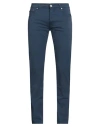 Moorer Man Pants Midnight Blue Size 34 Cotton, Silk, Elastane