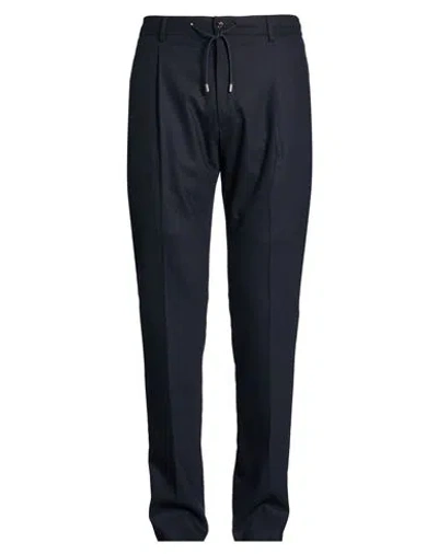 Moorer Man Pants Midnight Blue Size 38 Virgin Wool, Cashmere, Elastane
