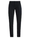 Moorer Man Pants Midnight Blue Size 40 Cotton, Wool, Elastane In Black