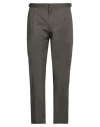 Moorer Man Pants Military Green Size 38 Cotton, Elastane In Green