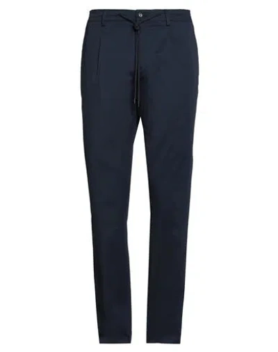 Moorer Man Pants Navy Size 34 Cotton, Elastane