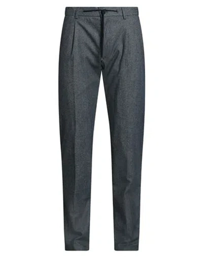 Moorer Man Pants Navy Size 36 Wool, Cotton, Cashmere, Elastane In Blue