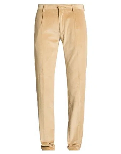 Moorer Man Pants Sand Size 32 Cotton In Neutral