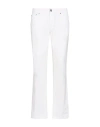 Moorer Man Pants White Size 36 Cotton, Silk, Elastane