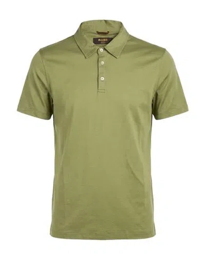 Moorer Man Polo Shirt Green Size 36 Cotton