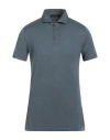 Moorer Man Polo Shirt Lead Size 42 Cotton