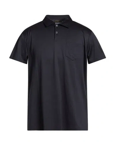 Moorer Man Polo Shirt Midnight Blue Size 48 Cotton