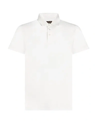 Moorer Man Polo Shirt Off White Size 50 Cotton