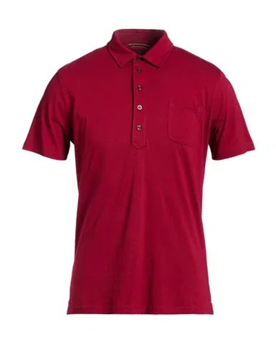 Moorer Man Polo Shirt Red Size 50 Cotton