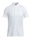 Moorer Man Polo Shirt White Size 44 Cotton