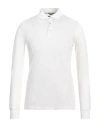 Moorer Man Polo Shirt White Size 44 Cotton