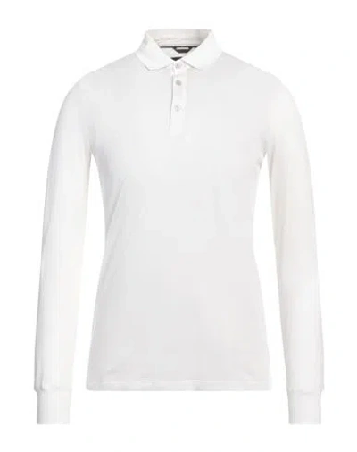 Moorer Man Polo Shirt White Size 44 Cotton