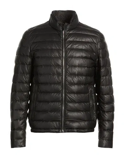 Moorer Man Puffer Black Size 34 Leather