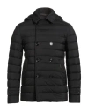 Moorer Man Puffer Black Size 34 Polyamide, Polyurethane, Virgin Wool In Burgundy