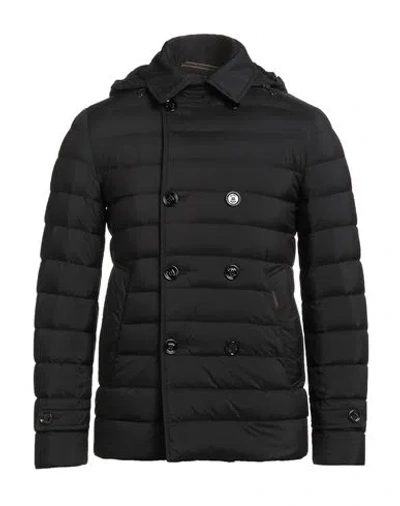 Moorer Man Puffer Black Size 34 Polyamide, Polyurethane, Virgin Wool In Burgundy