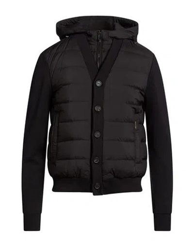 Moorer Man Puffer Black Size 38 Polyamide, Polyurethane