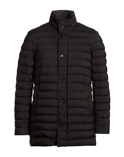 Moorer Man Puffer Black Size 38 Polyamide, Polyurethane