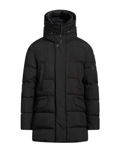 Moorer Man Puffer Black Size 40 Polyester