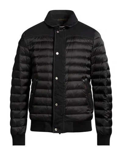Moorer Man Puffer Black Size 42 Cotton, Elastane
