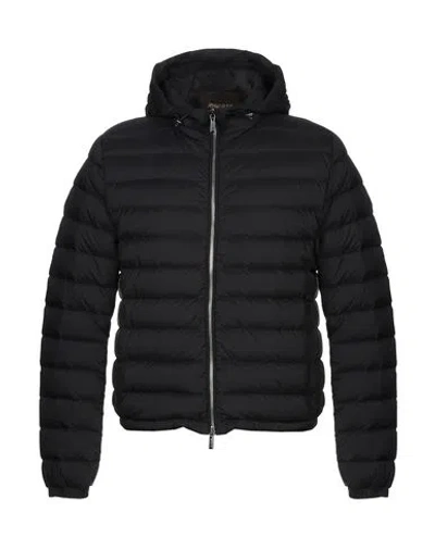 Moorer Man Puffer Black Size 46 Polyamide, Polyurethane In Multi