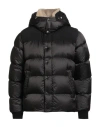 Moorer Man Puffer Black Size 48 Polyamide, Polyester, Polyurethane, Viscose In Black