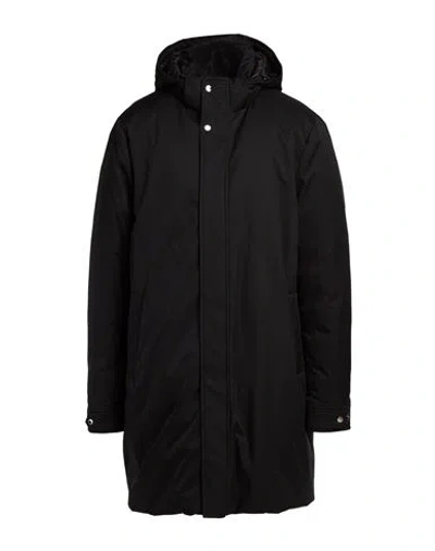 Moorer Man Puffer Black Size 48 Polyester, Polyurethane