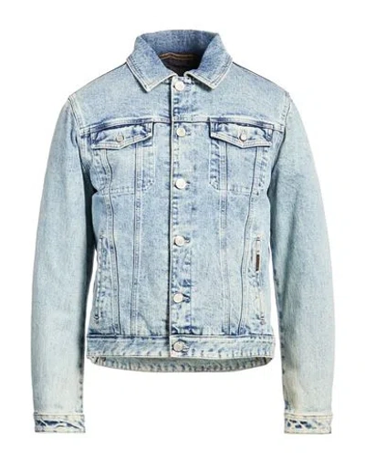 Moorer Man Puffer Blue Size 44 Cotton, Elastane
