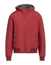 Moorer Man Puffer Brick Size 40 Polyester In Red