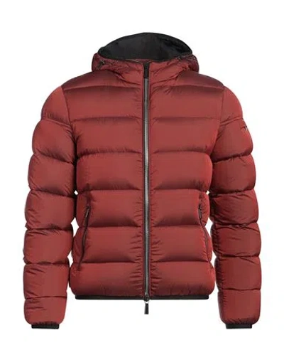 Moorer Man Puffer Brick Size 48 Polyamide, Polyurethane