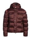 Moorer Man Puffer Burgundy Size 46 Polyamide In Red