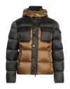 Moorer Man Puffer Camel Size 36 Polyamide In Beige