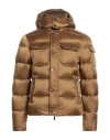 Moorer Man Puffer Camel Size 38 Polyamide In Beige