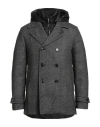 Moorer Man Puffer Charcoal Size 36 Virgin Wool, Wool, Acrylic, Elastane In Gray